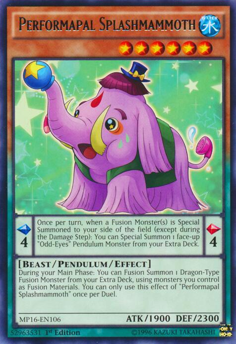 Performapal Splashmammoth card image