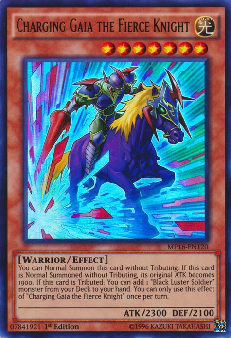 Charging Gaia the Fierce Knight card image