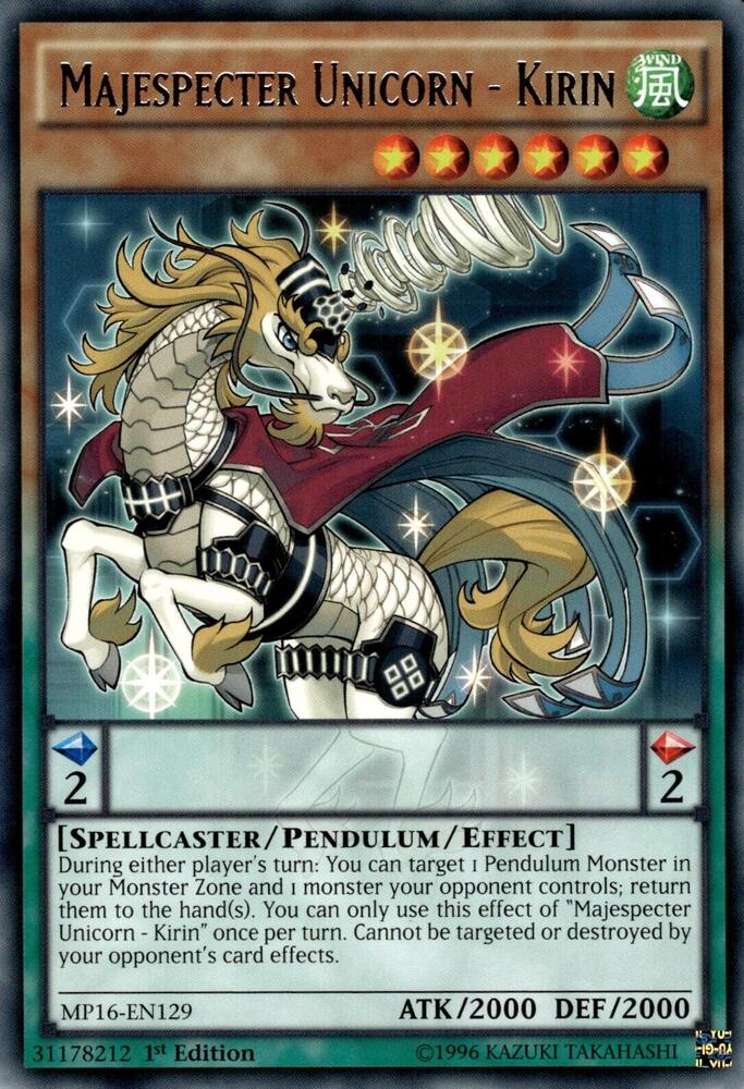 Majespecter Unicorn - Kirin card image