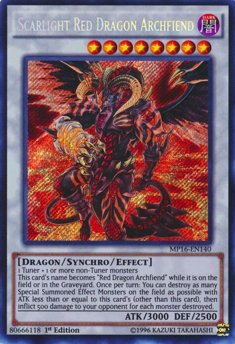 Scarlight Red Dragon Archfiend card image