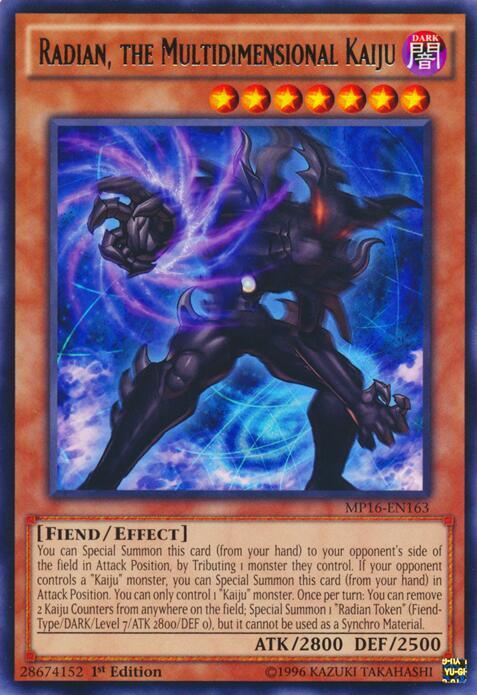 Radian, the Multidimensional Kaiju card image