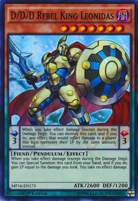 D/D/D Rebel King Leonidas card image