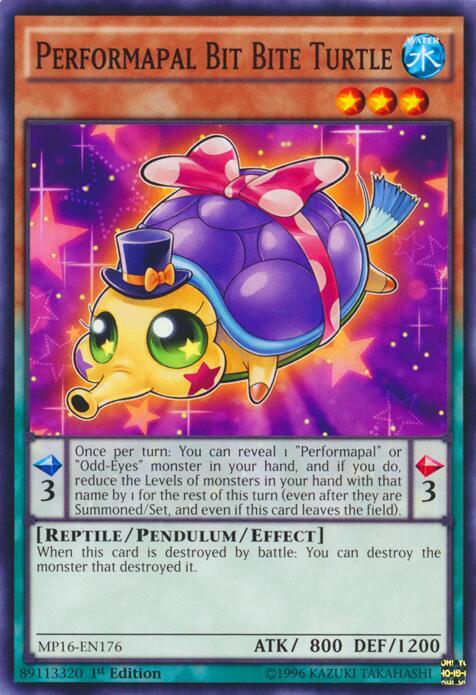 Performapal Bit Bite Turtle card image