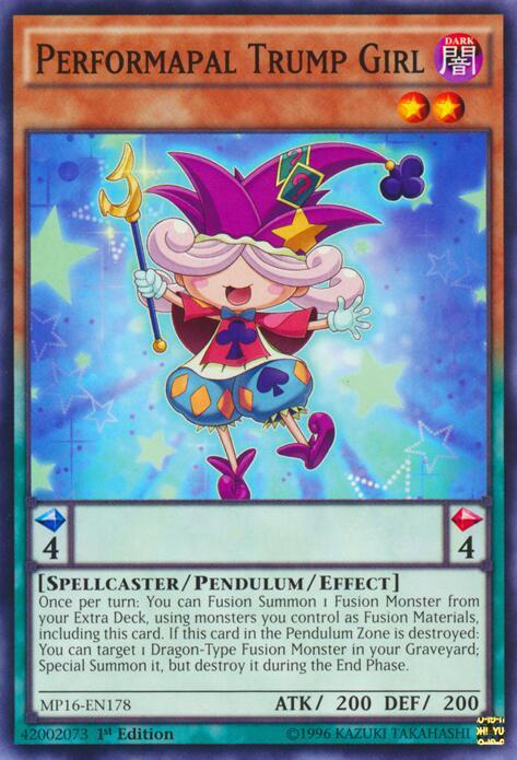 Performapal Trump Girl card image