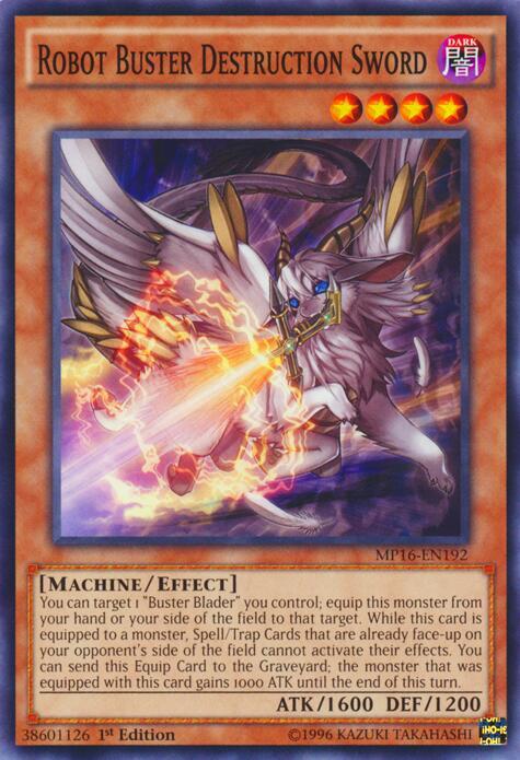 Robot Buster Destruction Sword card image