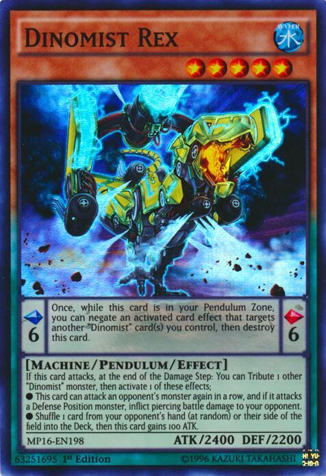 Dinomist Rex card image