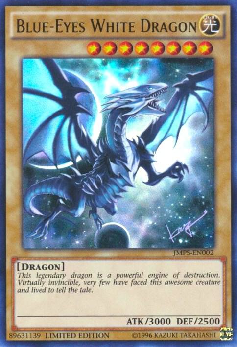 Blue-Eyes White Dragon (JMPS-EN002) card image