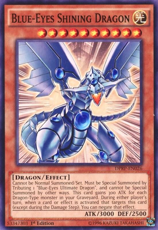 Blue-Eyes Shining Dragon card image