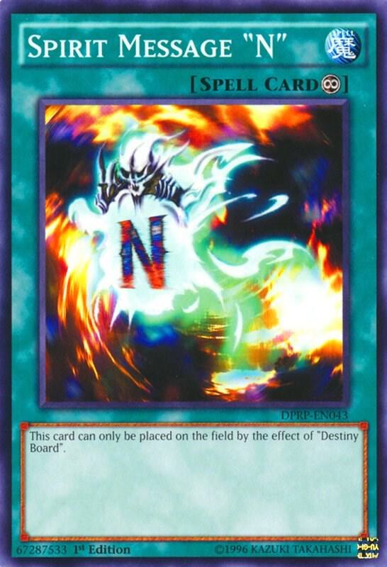 Spirit Message "N" card image