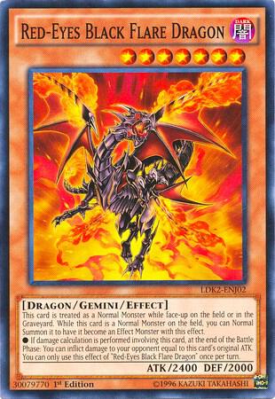 Red-Eyes Black Flare Dragon card image