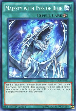 Majesty with Eyes of Blue card image