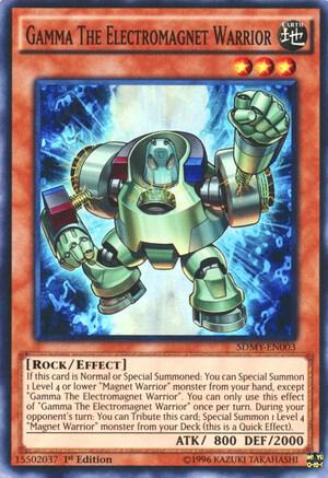 Gamma The Electromagnet Warrior card image