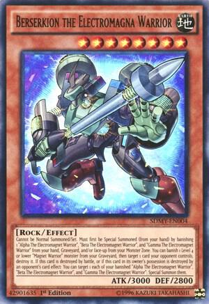 Berserkion the Electromagna Warrior card image
