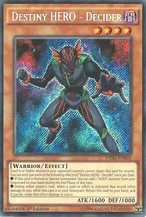 Destiny HERO - Decider card image