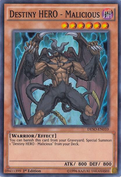 Destiny HERO - Malicious card image
