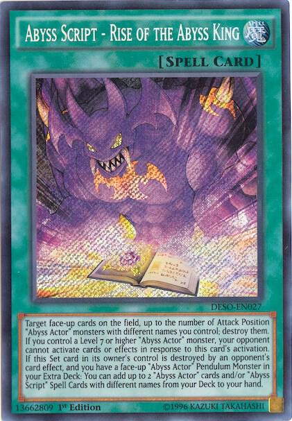 Abyss Script - Rise of the Abyss King card image