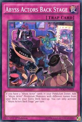 Abyss Actors Back Stage card image