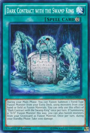 Dark Contract with the Swamp King card image