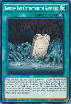 Forbidden Dark Contract with the Swamp King card image