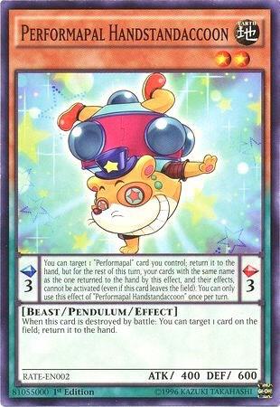 Performapal Handstandaccoon card image