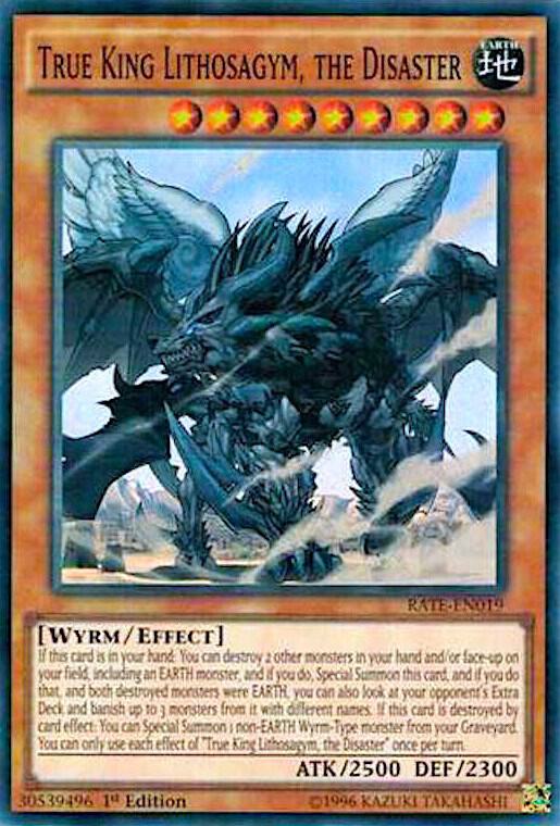 True King Lithosagym, the Disaster card image