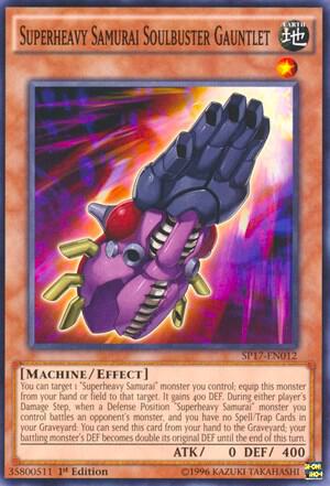 Superheavy Samurai Soulbuster Gauntlet card image