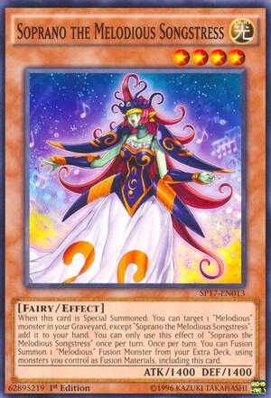 Soprano the Melodious Songstress (Starfoil) card image