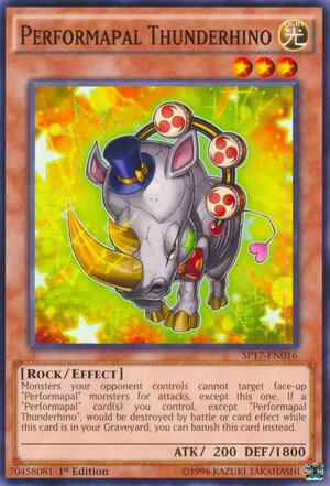 Performapal Thunderhino card image