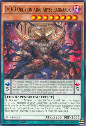 D/D/D Oblivion King Abyss Ragnarok (Starfoil) card image