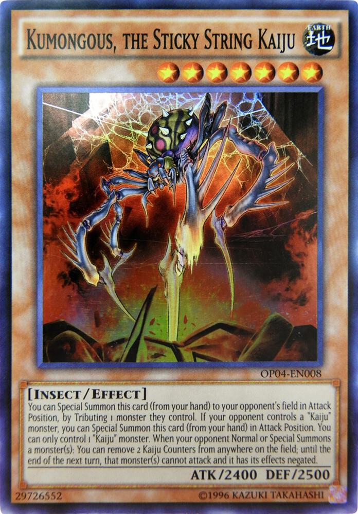 Kumongous, the Sticky String Kaiju card image