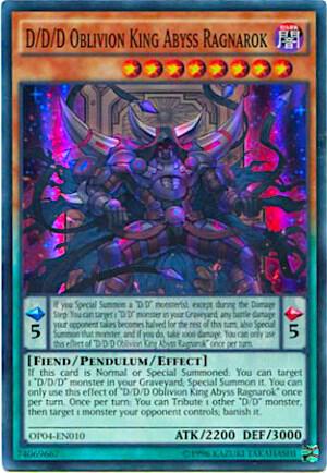 D/D/D Oblivion King Abyss Ragnarok card image