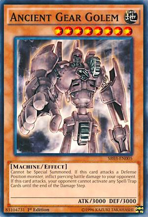 Ancient Gear Golem card image