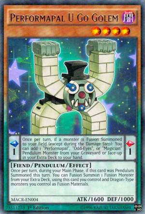 Performapal U Go Golem card image