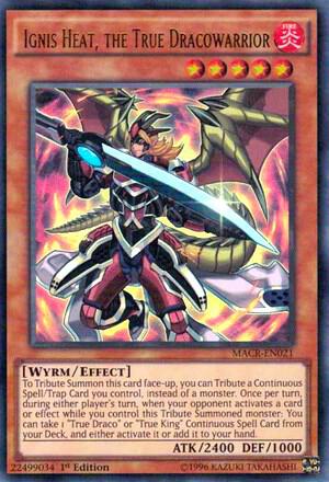 Ignis Heat, the True Dracowarrior card image