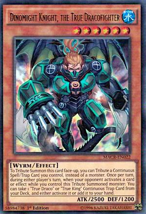 Dinomight Knight, the True Dracofighter card image