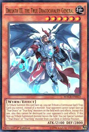 Dreiath III, the True Dracocavalry General card image