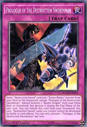 Prologue of the Destruction Swordsman card image