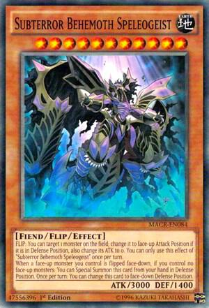 Subterror Behemoth Speleogeist card image