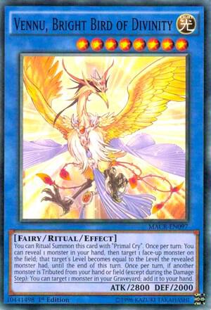 Vennu, Bright Bird of Divinity card image