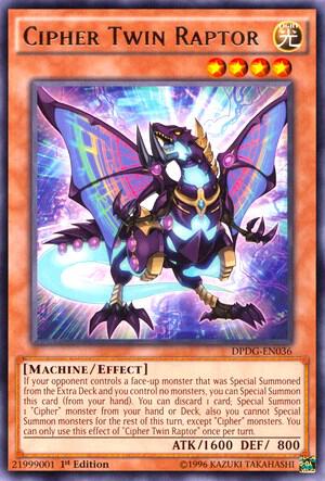 Cipher Twin Raptor card image