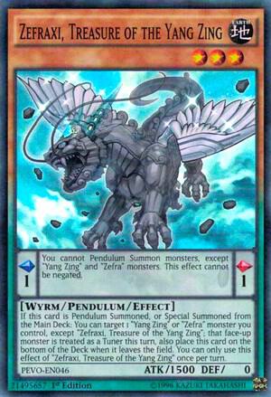 Zefraxi, Treasure of the Yang Zing card image