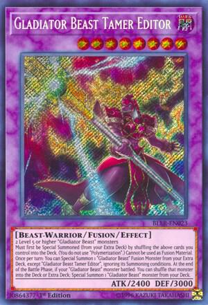Gladiator Beast Tamer Editor card image