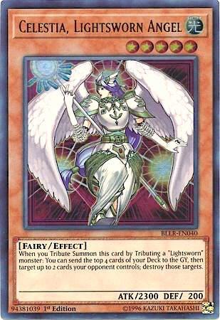 Celestia, Lightsworn Angel card image