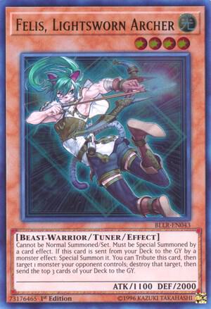 Felis, Lightsworn Archer card image