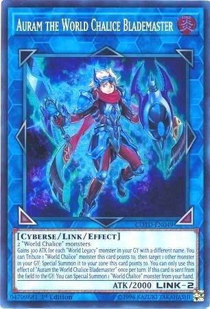 Auram the World Chalice Blademaster card image