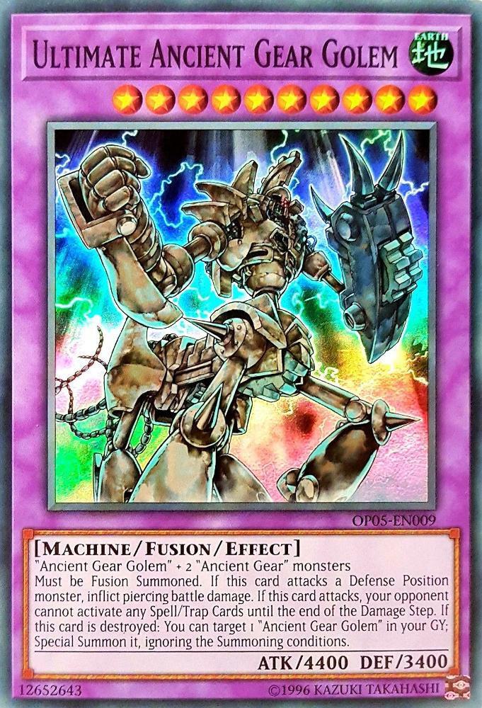 Ultimate Ancient Gear Golem card image