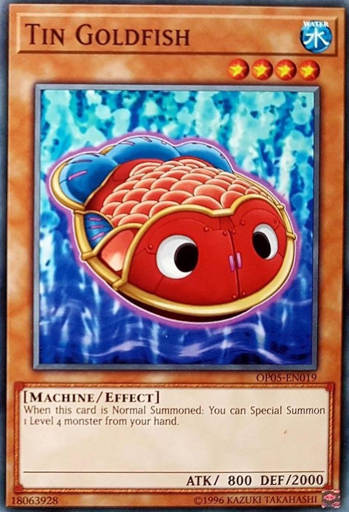 Tin Goldfish card image