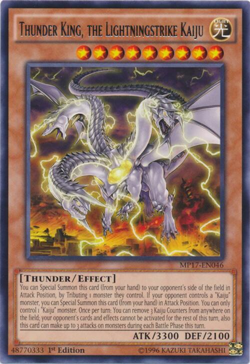 Thunder King, the Lightningstrike Kaiju card image