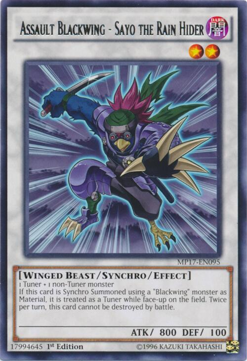 Assault Blackwing - Sayo the Rain Hider card image