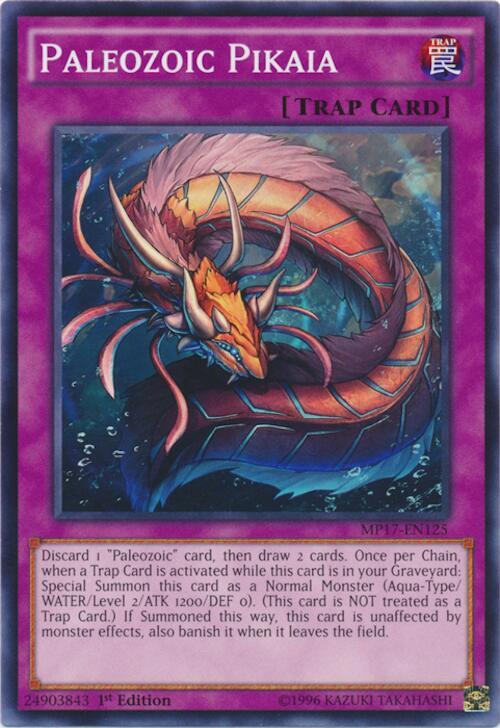 Paleozoic Pikaia card image
